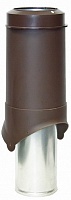 Выход вентиляции Krovent Pipe-VT 150is/700 коричневый (RAL 8017)